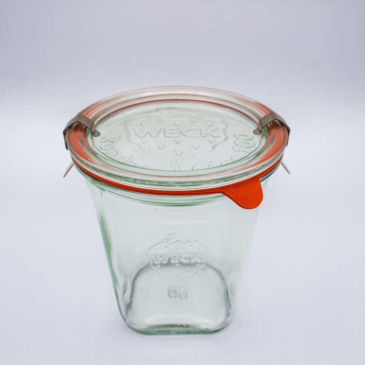 Weck Jars 747 Medium Quadro Jar / 545mL