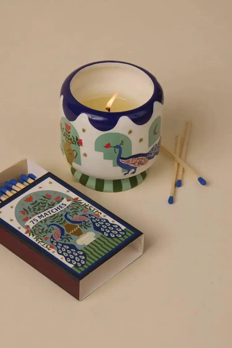 Paddywax A Dopo "Peacock" - 75ct Boxed Matches