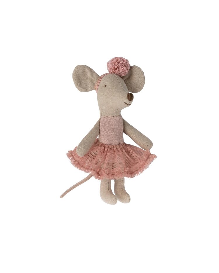 Maileg Ballerina Mouse / Little Sister - Rose