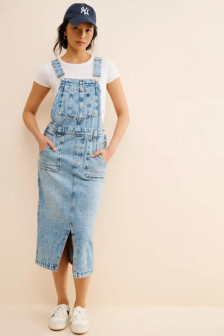 Free People Bardot Denim Skirtall