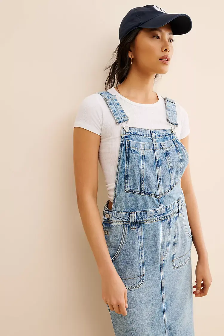 Free People Bardot Denim Skirtall