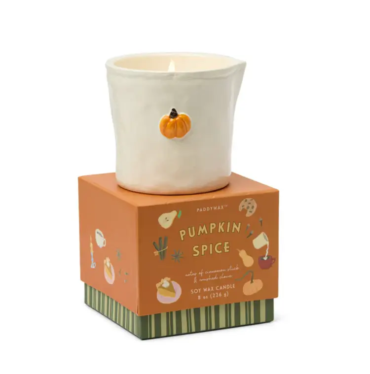 Paddywax Pumpkin Spice - Bistro Ceramic Candle
