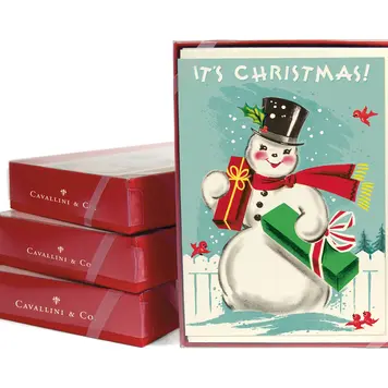 Cavallini & Co. Boxed Notes Snowman