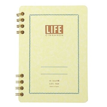 Sweet Bella Cinnamon ringed note / A6 grid