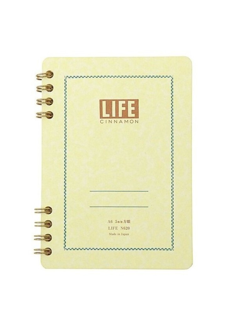 Sweet Bella Cinnamon ringed note / A6 grid