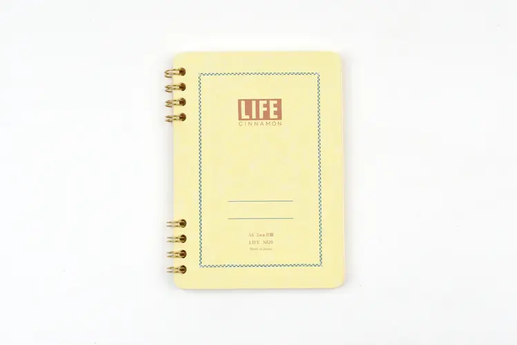 Sweet Bella Cinnamon ringed note / A6 ruled