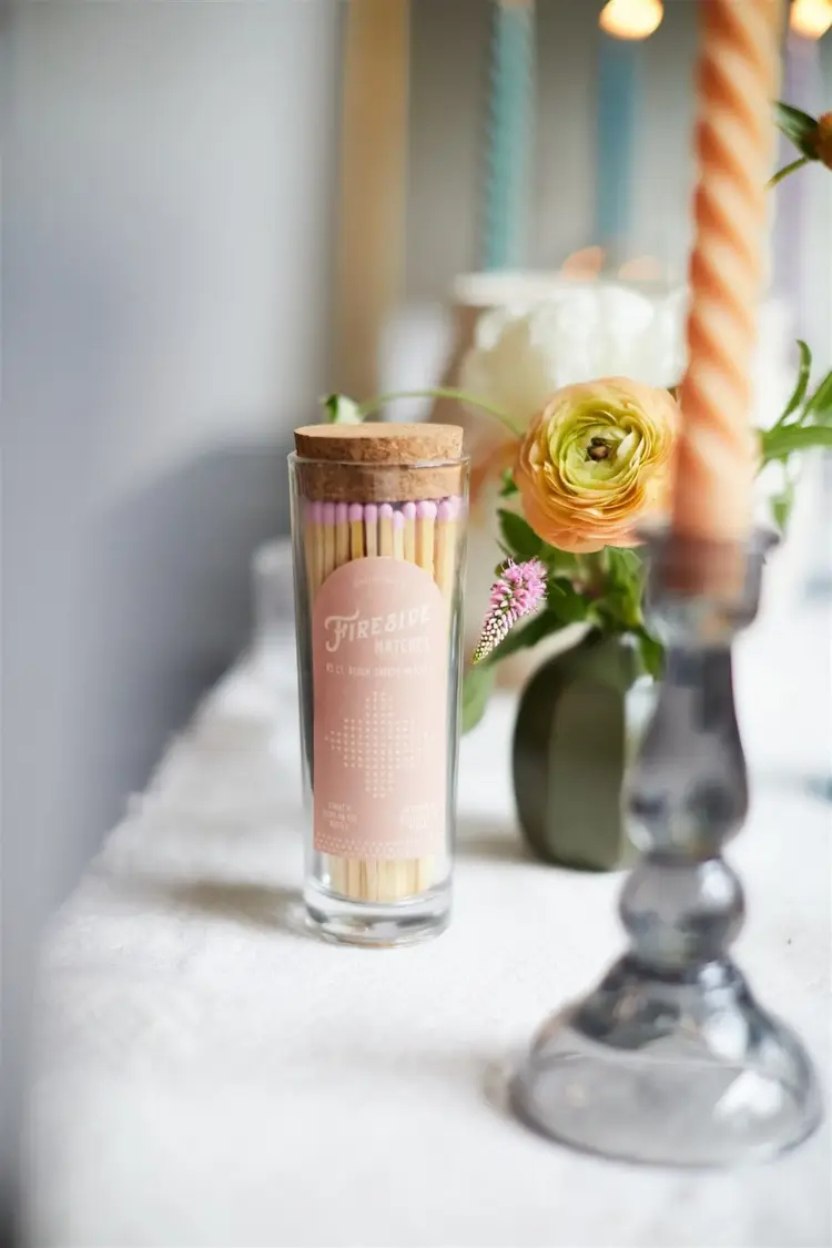 Paddywax Corked Match Bottle / Blush