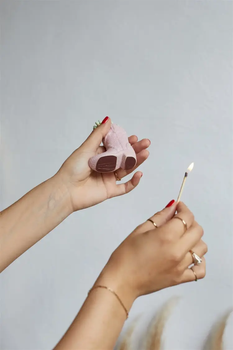 Paddywax Cowboy Boot Match Holder - Terracotta