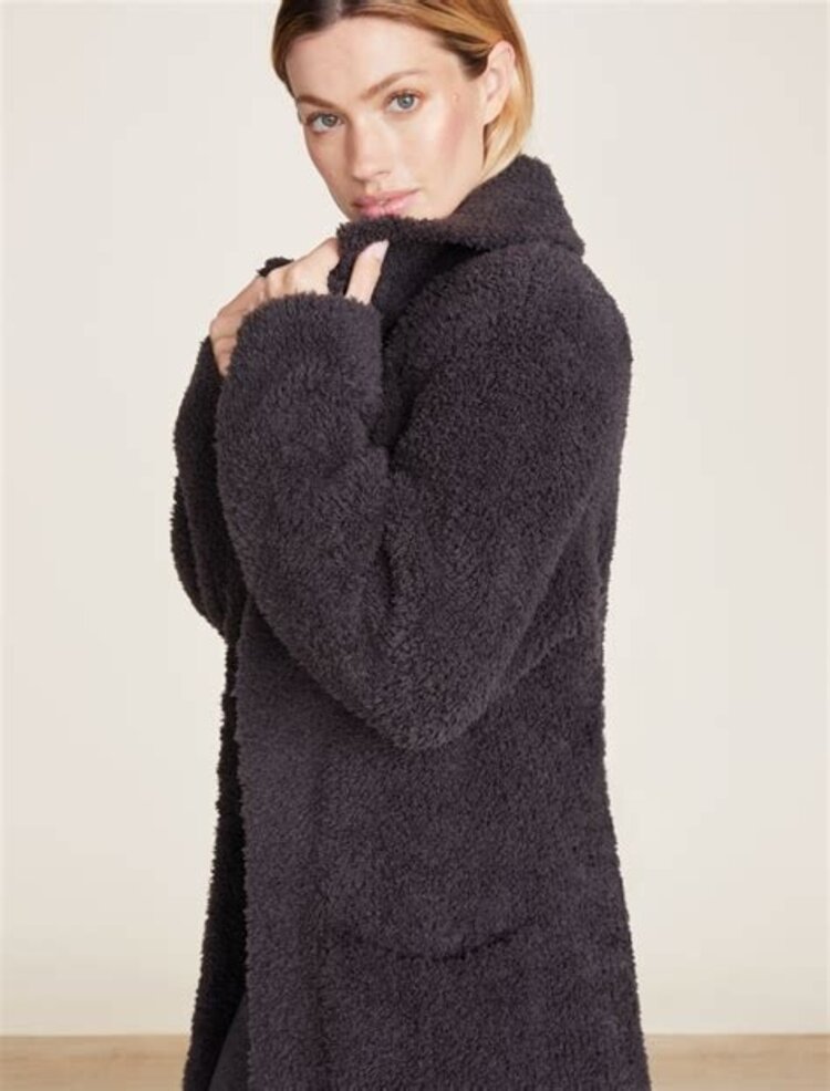 Barefoot Dreams CozyChic® Teddy Coat / Carbon - S/M