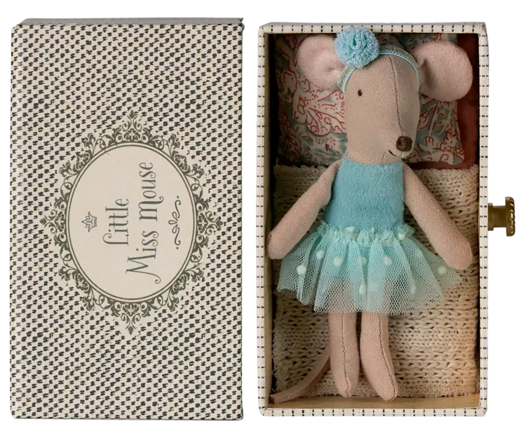 Maileg Dance mouse in daybed, Little sister