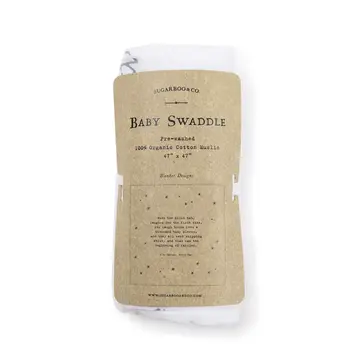 Sugarboo When the First Baby Laughed (Peter Pan) Swaddle Blanket