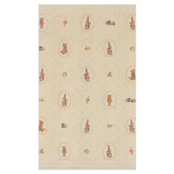 Maileg Gift wrap, 10 m - Bunnies and Teddies