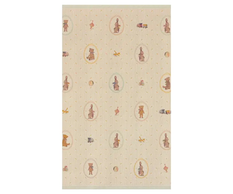 Maileg Gift wrap, 10 m - Bunnies and Teddies