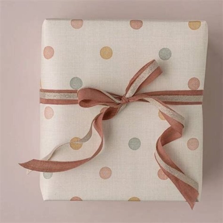 Maileg Gift wrap / Multi dots - 10 m