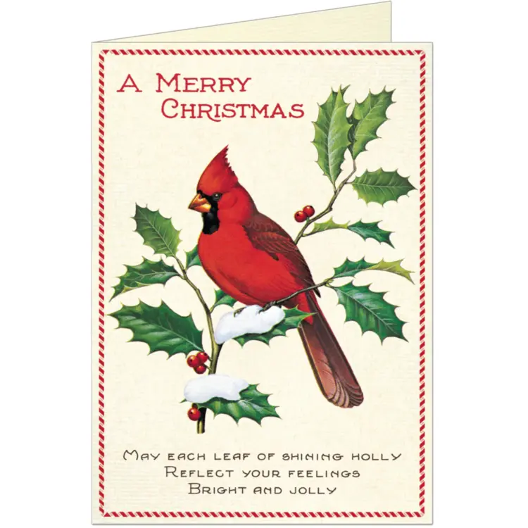 Cavallini & Co. Greeting Card / Christmas Birds
