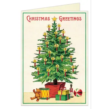 Cavallini & Co. Greeting Card / Christmas Trees 3