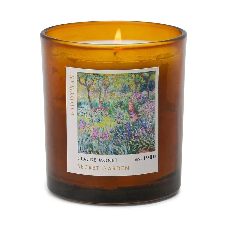 Paddywax Claude Monet "Secret Garden" - 6 oz Candle