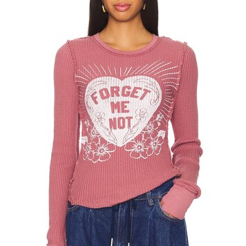 Free People Lucky Locket Tee / Watermelon - XS