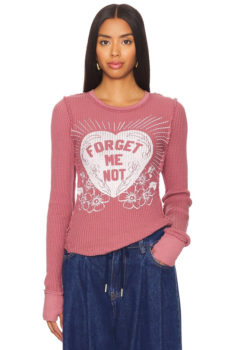 Free People Lucky Locket Tee / Watermelon - XS