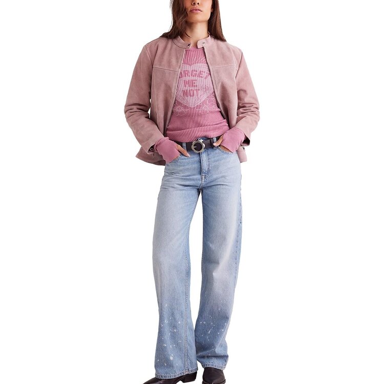 Free People Lucky Locket Tee / Watermelon - XS