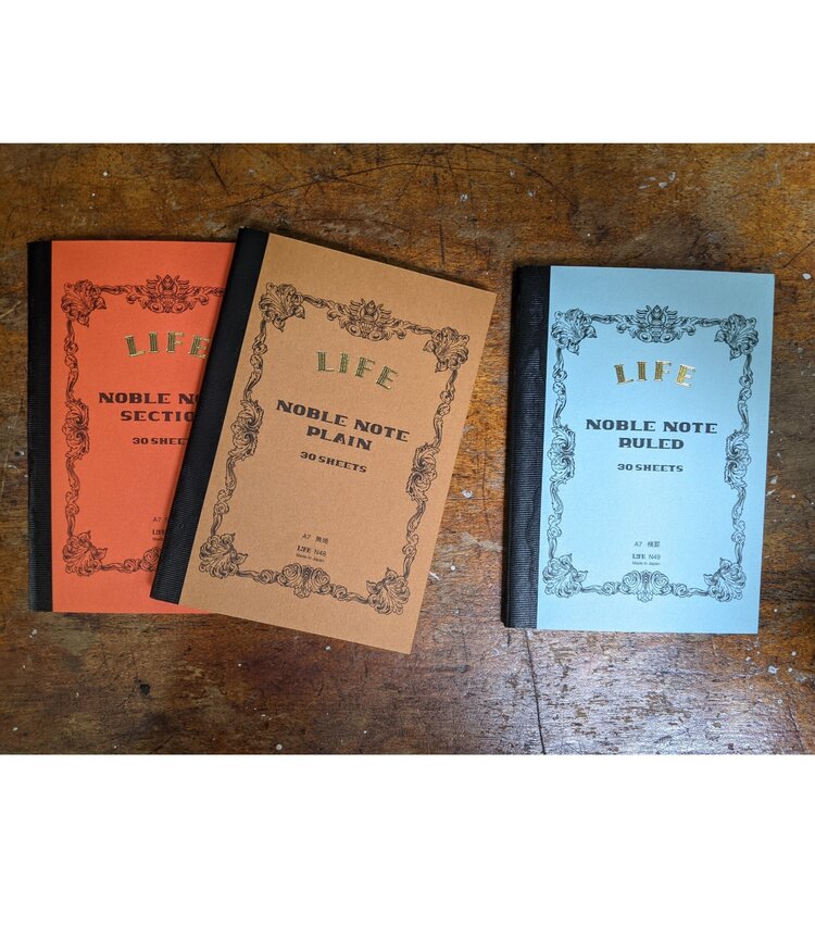 Sweet Bella Noble note mini / A7 (2.9" x 4.1") / blue