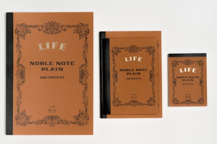 Sweet Bella Noble series / A5 (6.5"x8.5"), / brown (blank pages)