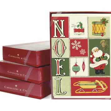 Cavallini & Co. Christmas Noel Boxed Notecards