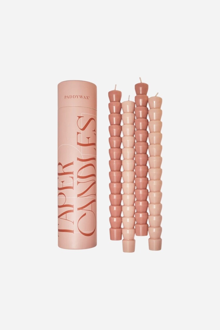 Paddywax Taper Candle Set - Pink & Blush