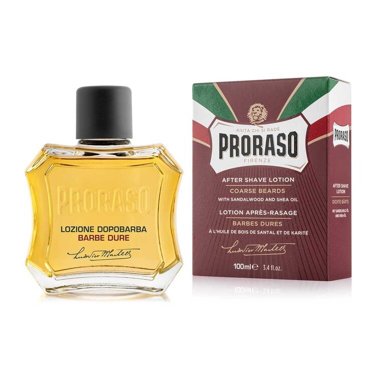 Proraso After Shave Lotion - Moisturizing & Nourishing For Course Beards