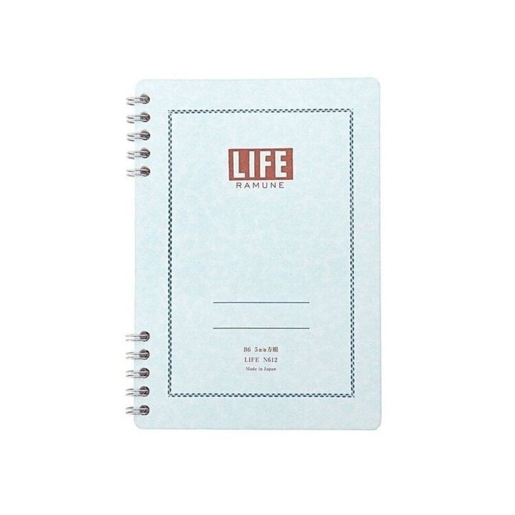 Sweet Bella Ramune blue ringed note / A6 grid