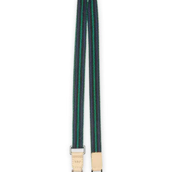 Consuela Slim Crossbody Strap / Wintergreen Webbing 1"