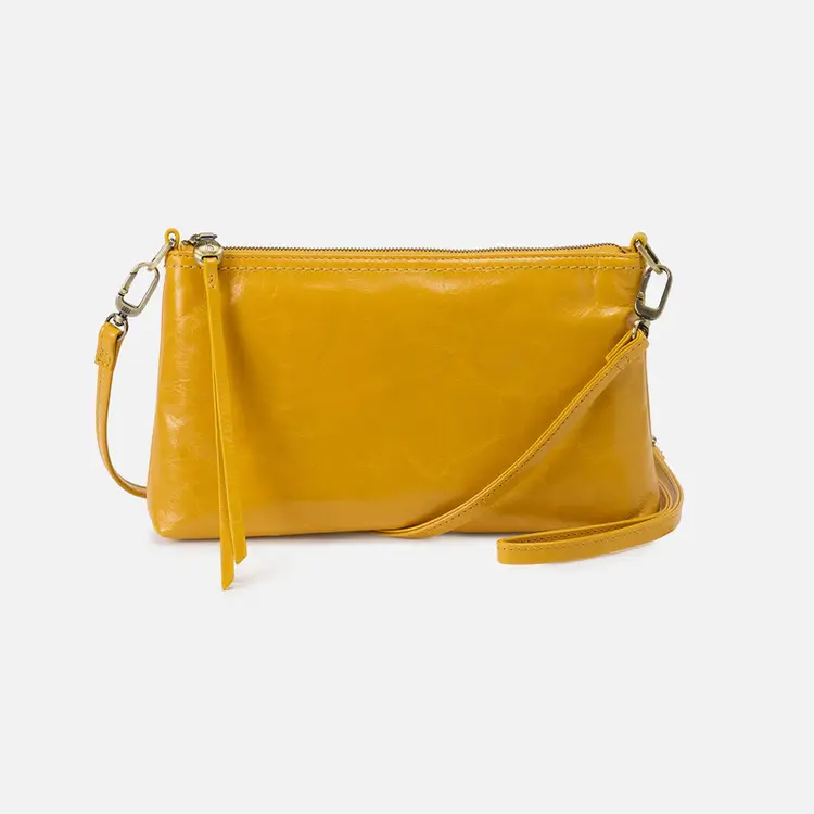 Hobo Bags Darcy Crossbody / Polished Leather / Sun Glow