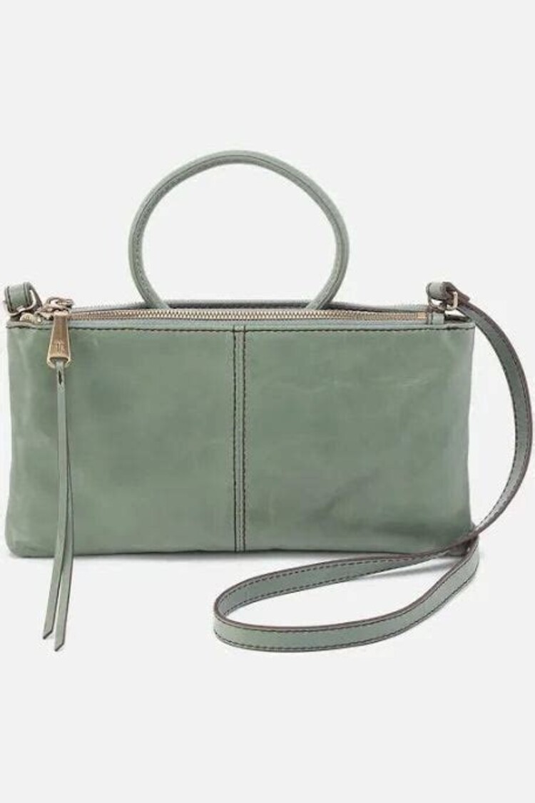 Hobo Bags Sable Crossbody / Polished Leather / Jade