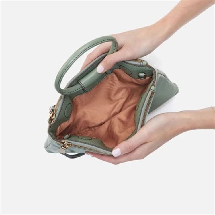 Hobo Bags Sable Crossbody / Polished Leather / Jade