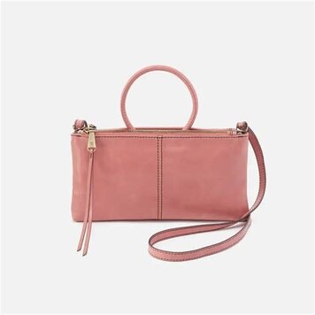 Hobo Bags Sable Crossbody / Polished Leather / Rose