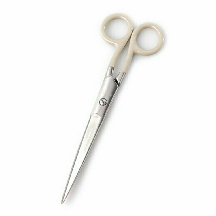 Sweet Bella stainless steel scissors L - ivory