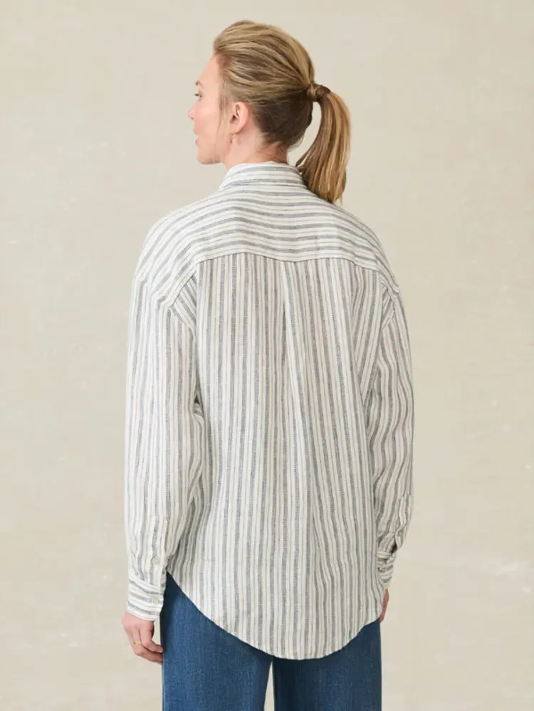 Faherty Brand santa cruz linen relaxed shirt