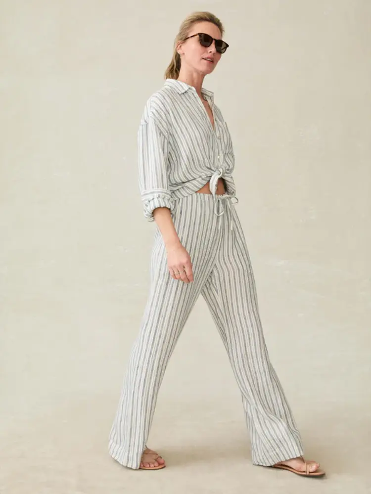 Faherty Brand santa cruz linen relaxed shirt