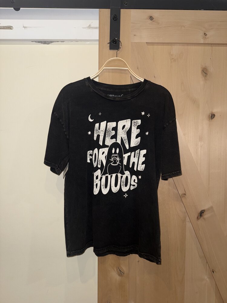HRTandLUV Here for the Booos Graphic Tee / Mineral Black - S