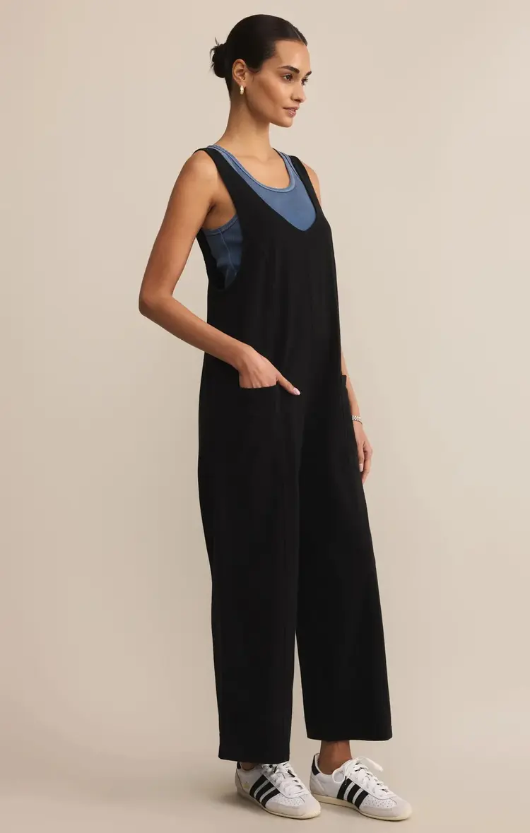 Z Supply Brasilia Jumpsuit / True Black - M