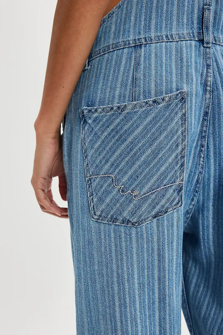 Free People Ziggy Overall / Beachcomber - M