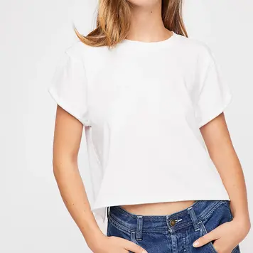 Free People The Perfect Tee / White - S