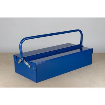 Sweet Bella single layer toolbox - glossy blue