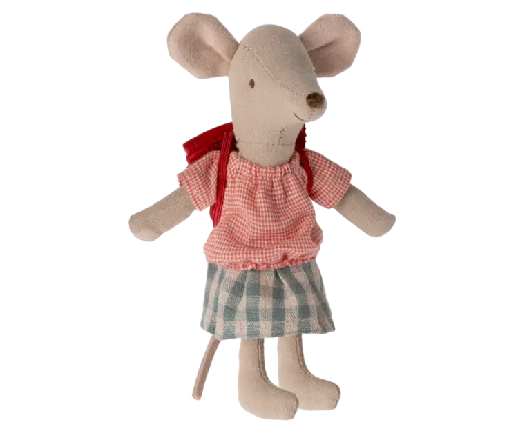 Maileg Tricycle mouse / Big sister - Red