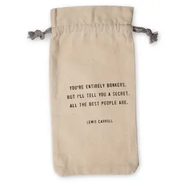 Sugarboo You're Entirely Bonkers Wine Bag