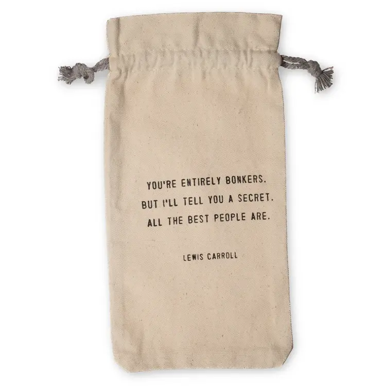 Sugarboo You're Entirely Bonkers Wine Bag