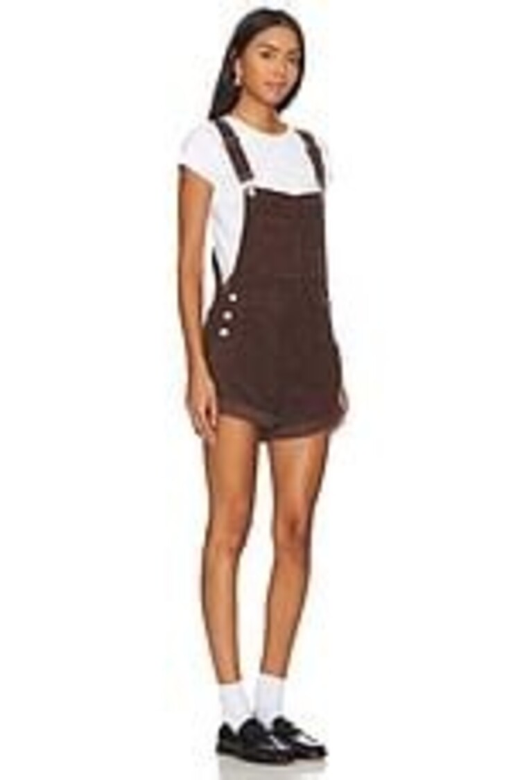 Free People Ziggy Cord Shortall Barnwood S