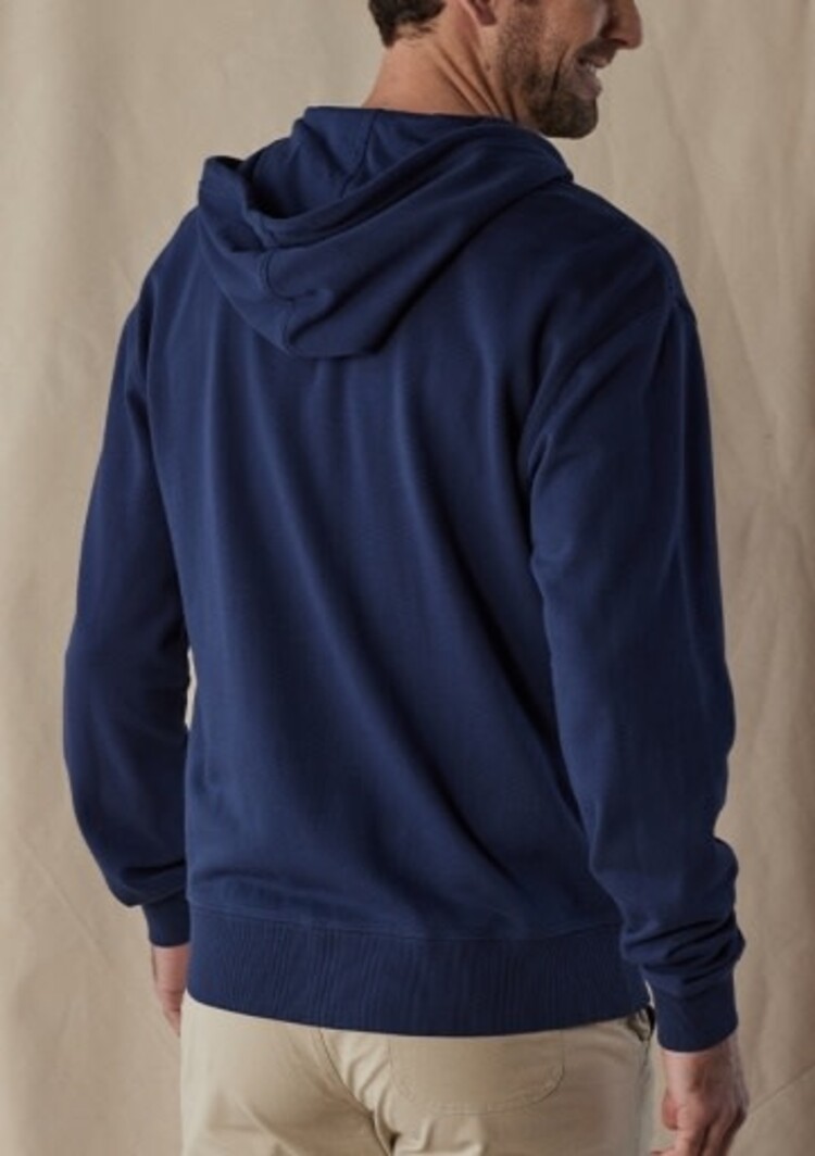 The Normal Brand Cole Terry Zip Front Hoodie