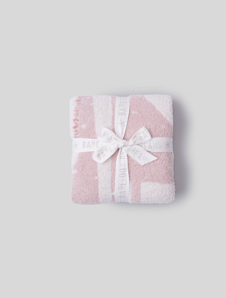 Barefoot Dreams  CozyChic® Giraffe Stroller Blanket | Dusty Rose Multi