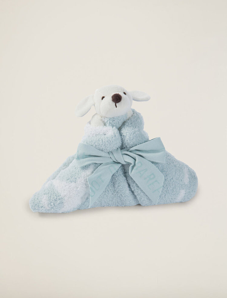 Barefoot Dreams CozyChic® Dream Buddie | Puppy/Aqua Ice/White/Stars